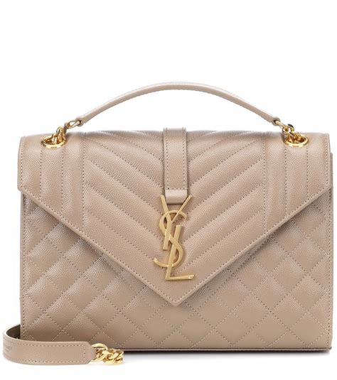 ysl envelope bag beige|YSL envelope clutch bag.